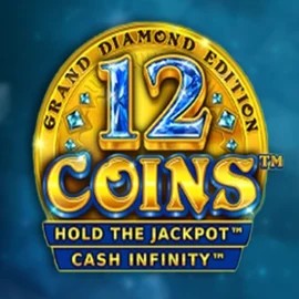 12 Coins Grand Diamond Edition slot visual from Wazdan available on qbetcasino.eu