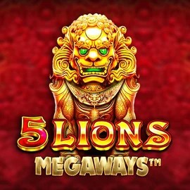 5 Lions Megaways slot logo by Pragmatic Play at Qbet Casino