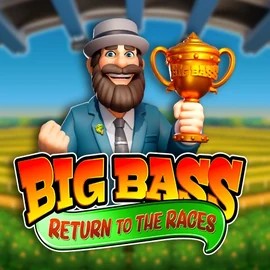 Big Bass Return to the Races casino game by Pragmatic Play – featured logo at Qbet Casino