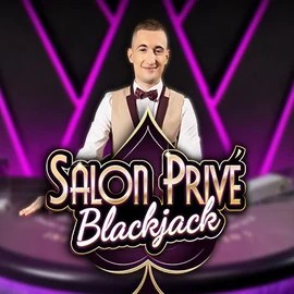 Official Live Casino logo: Blackjack Salon Privé by Ezugi at Qbet Casino