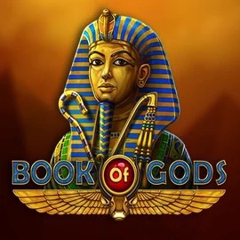 Official Slots logo: Book of Gods by BF Games at Qbet Casino