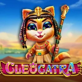 Cleocatra slot logo by Pragmatic Play at Qbet Casino