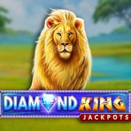 Diamond King Jackpots logo – Jackpots by SpinPlay Games at Qbet Casino