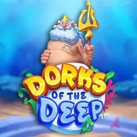 Dorks of the Deep logo by Hacksaw Gaming at Qbet Casino