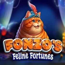 Fonzos Feline Fortunes online game logo by Pragmatic Play on qbetcasino.eu