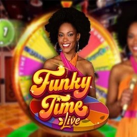 Funky Time game by Evolution – logo hosted on Qbet Casino