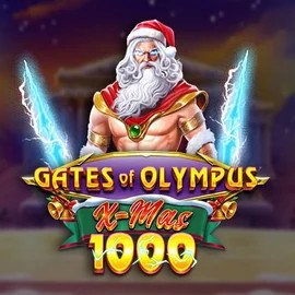 Gates of Olympus Xmas 1000 logo by Pragmatic Play at Qbet Casino