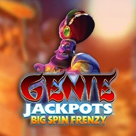 Genie Jackpots: Big Spin Frenzy logo – Jackpots by Blueprint Gaming at Qbet Casino
