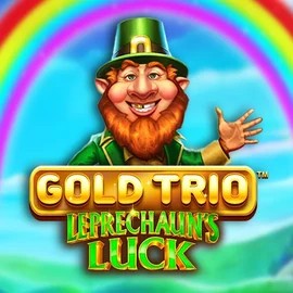 Gold Trio Leprechaun's Luck logo by Playtech Qbet Casino