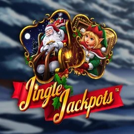 Jackpots logo of Jingle Jackpots from Dragon Gaming at Qbet Casino