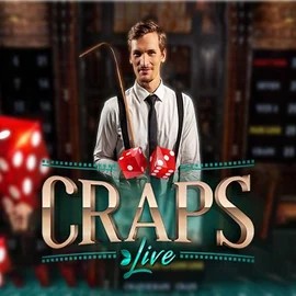 Live Casino logo of Live Craps from Evolution at Qbet Casino