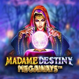 Madame Destiny Megaways logo by Pragmatic Play at Qbet Casino