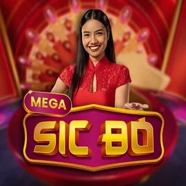 Official Live Casino logo: Mega Sic Bo by Pragmatic Play at Qbet Casino