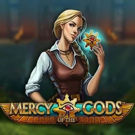 Mercy Of The Gods online game logo by NetEnt on qbetcasino.eu