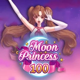 Moon Princess 100 online game logo by Play'n GO on qbetcasino.eu