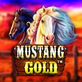 Slots logo of Mustang Gold from Pragmatic Play at Qbet Casino