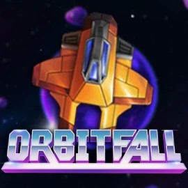 Orbitfall logo by ELK Studios Qbet Casino