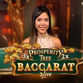 Prosperity Tree Baccarat logo – Live Casino by Evolution at Qbet Casino