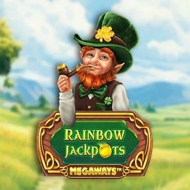 Rainbow Jackpots Megaways logo by Red Tiger Gaming Qbet Casino