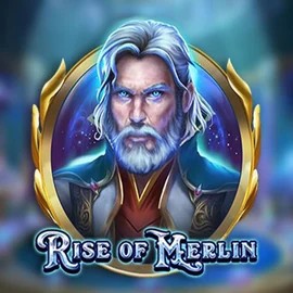 Rise of Merlin slot logo by Play'n GO at Qbet Casino