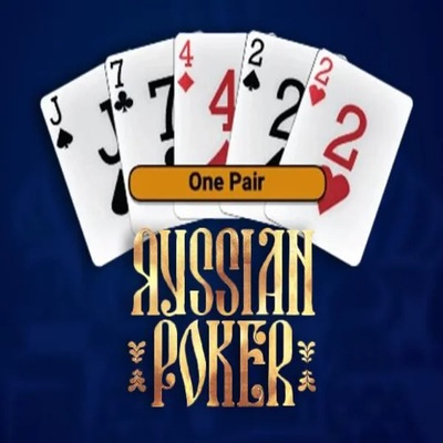 Russian Poker casino game by OneTouch Games – featured logo at Qbet Casino