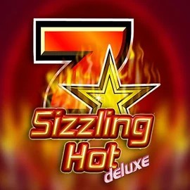 Sizzling Hot Deluxe slot logo by Novomatic at Qbet Casino