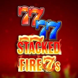Stacked Fire 7s slot logo by Inspired Gaming at Qbet Casino
