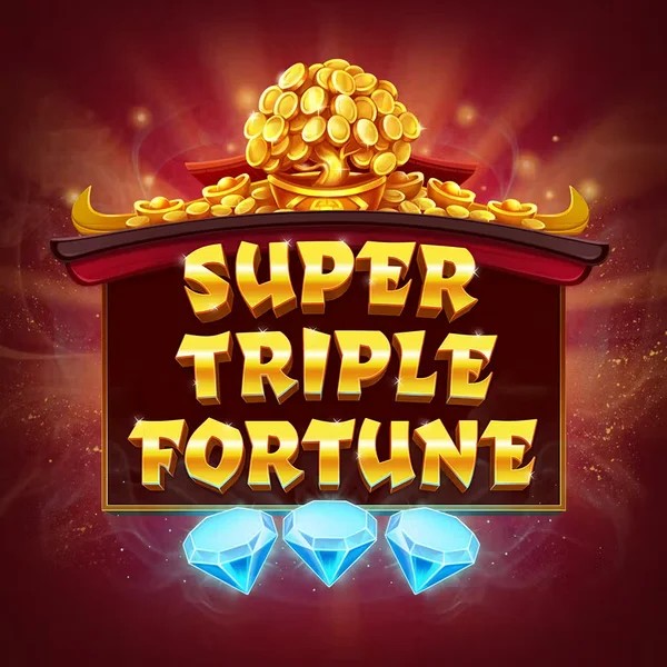 Slots logo of Super Triple Fortune from Greentube at Qbet Casino