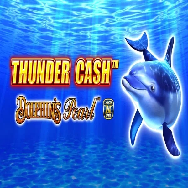 Thunder Cash Dolphins Pearl logo by Novomatic at Qbet Casino