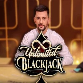 Unlimited Blackjack slot icon by Ezugi, available at Qbet Casino