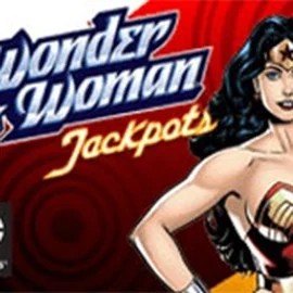 Official Jackpots logo: Wonder Woman Jackpots by Amaya at Qbet Casino